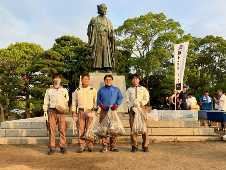 千波湖花火大会ボランティア清掃 茨城県